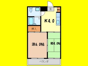 オ－クハイツ(3F)の物件間取画像